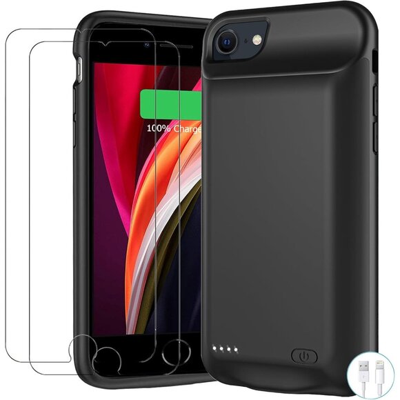 Jerss Other - Portable Battery Charger iPhone Case for iPhone 8/7/6s/6/SE 3/SE 2, 6000mAh